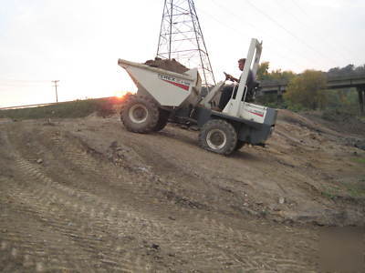 Terex site dumper 3 ton