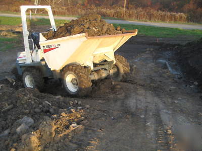 Terex site dumper 3 ton