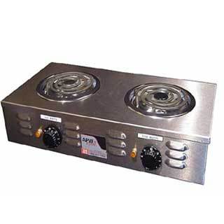 Apw cp-2A hotplate, double burner, countertop, electric