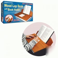 Jobar wooden lap desk with book holder 82-4306