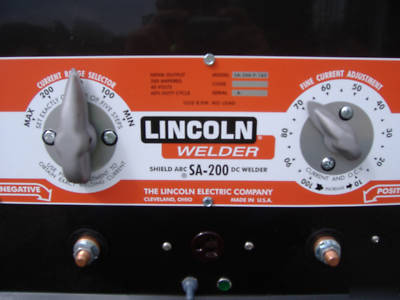 Lincoln sa-200 redface welder, electric idle nice nice 