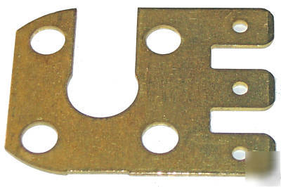 Vehicle battery tap plate