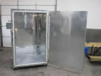 Powdercoat powder coat coating batch oven electric
