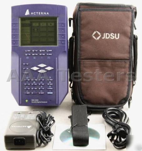 Wavetek acterna jdsu sda-5000 catv meter qam SDA5000