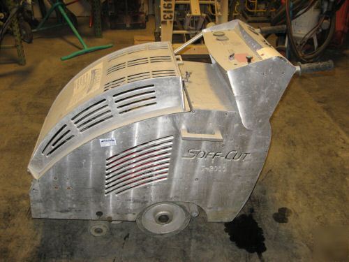 Soff cut g 2000 concrete saw 10