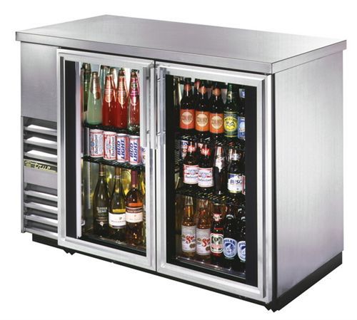 True tbb-24-48G-s stainless bar cooler refrigerator
