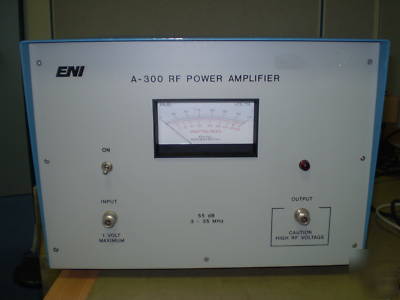 Eni A300 rf power amplifier, 55DB, 300KHZ-35MHZ, 300W