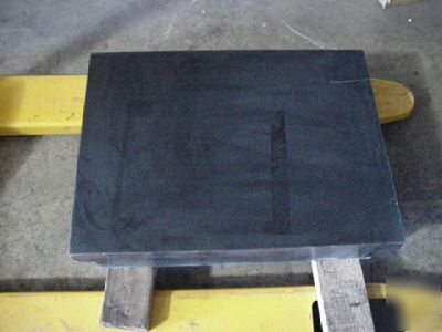 Granite surface plate w steel stand 18 x 24