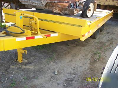 20 ton tilt bed equipment trailer