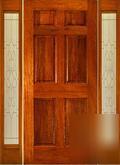 3068 six panelw/2SL mahogany entry system w/ freight in