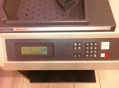 Cummins jetsort 5062 high speed coin sorter counter