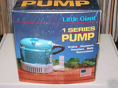 Little giant pump 115V 60HZ model 1-a cat# 500203