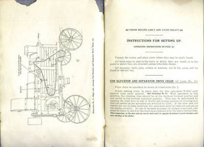 Mccormick deering no. 2 cylinder corn sheller manual