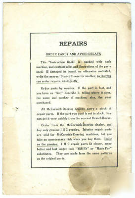 Mccormick deering no. 2 cylinder corn sheller manual