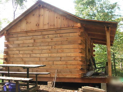 Mill direct pine logs-cabin home 12 x 16 spring special