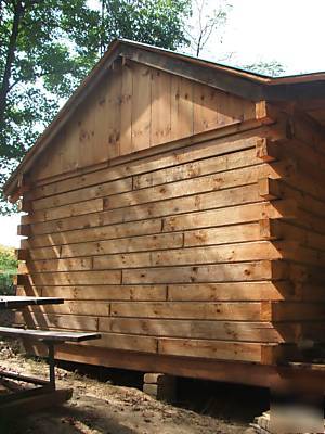 Mill direct pine logs-cabin home 12 x 16 spring special