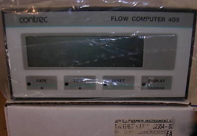 New contrec 405 flow computer/monitor,405B.13A, w/manual
