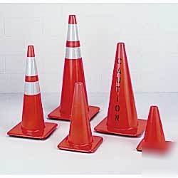 New wise traffic cone orange 15-1/4 x 28 no collar 