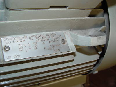 Siemens elmo â€“ g 2BH1 610-OHC22 / two stage ring vacuum