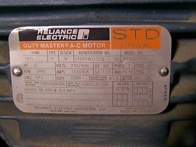 Stainless steel blower 5HP 600 cfm 3480 rpm 