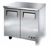 True tuc-36| s/s refrigerator undercounter| 8-1/2CUFT