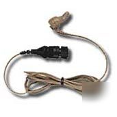 Oem motorola beige ear mic system ems for 95DB noise