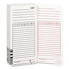 Acroprint 09-9111-000 time cards for ES1000 electronic 