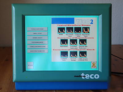 Medicina teco 2 hemodynamic patient monitor & 2 probe