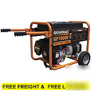 New generac 5626 gp series 7000 watt portable generator