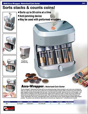 New magnif accuwrapper coin counter / sorter #4840