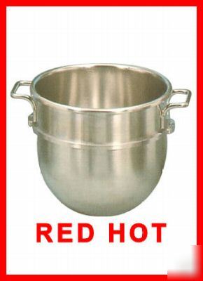 New stainless steel mixing bowl 60 qt. for hobart mixer