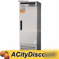 New turbo air 23 cu.ft 1 solid door reach in cooler