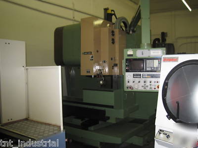 Nice mori seiki mv 55 cnc machining center 50 tpr fanuc