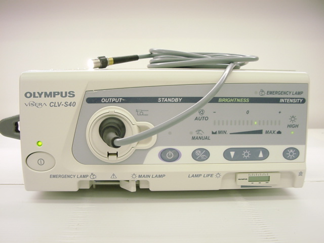 Olympus clv-S40 xenon light source w/ light guide cable