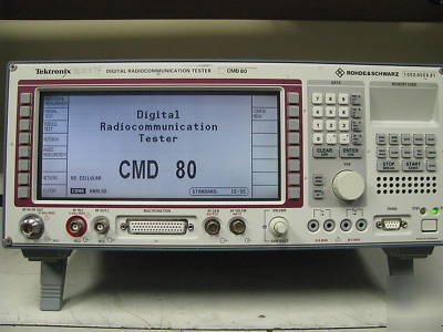 Tektronix digital radiocommunication tester cmd 80 opts
