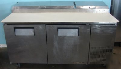 True tpp-67 refrigerated pizza prep table