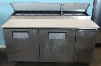 True tpp-67 refrigerated pizza prep table