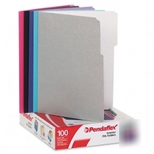Interior file folders assorted colors pendaflex 421013