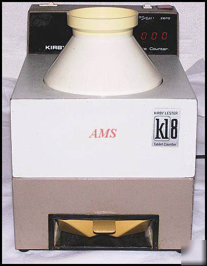 Kirby lester KL8 kl-8 pill tablet counter machine