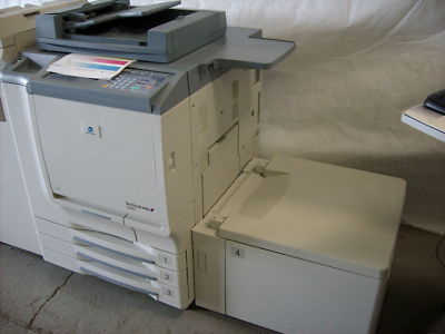 Konica bizhub pro C500 color copier & booklet maker