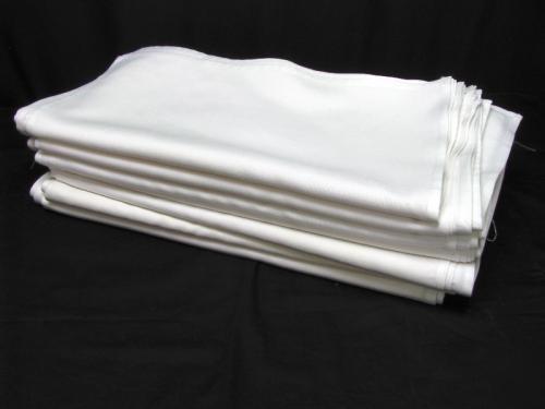 Lot of 82 white square napkins 18.5