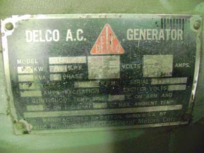 Delco a.c. generator