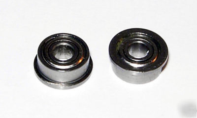 New (10) FR2-5-zz flanged R2-5 bearings, 1/8
