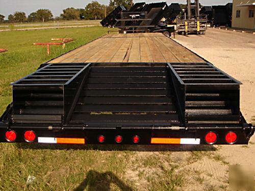 New 2010 texas pride dual tandem 8X25 equip trailer 20K