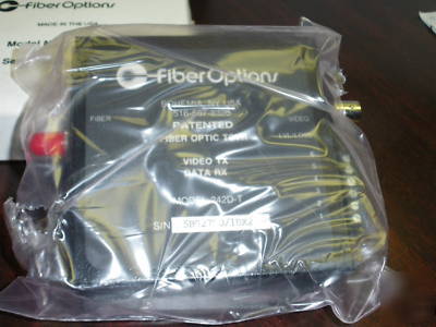 New fiber options 242D-t fiber optic video & data trans