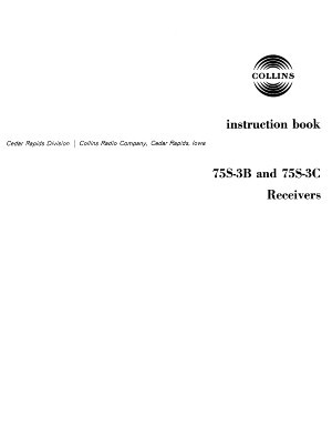 Collins 75S-3B/75S-3C manual w/43