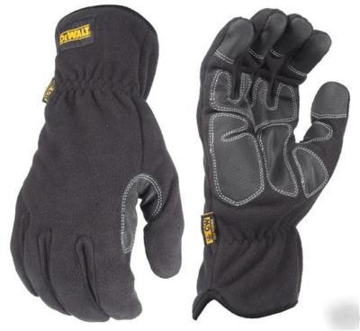 Dewalt work gloves fleece mild cold weather DPG740 lg