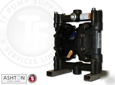 New 3/4â€ ashton air diaphragm pump (aluminium/buna-n)