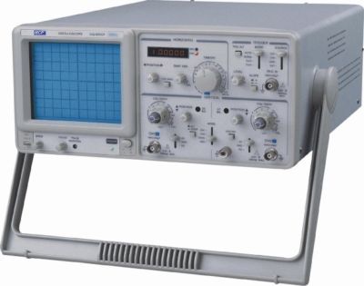 1 CQ620CF 20MHZ analog oscilloscope w/frequency counter