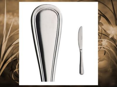 12EA st. andrea serrated knife flatware extra heavy 